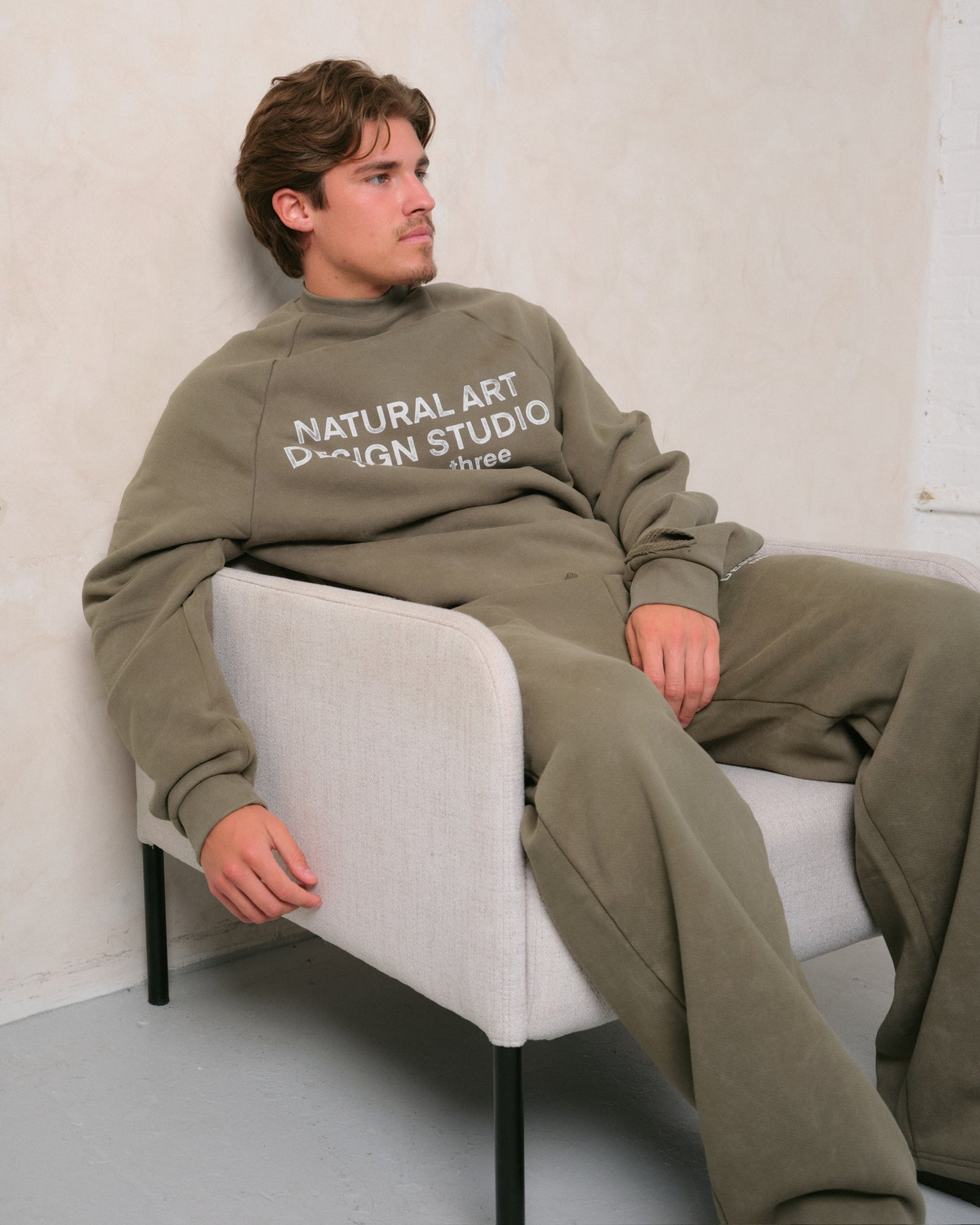 VINTAGE WASH SWEATSHIRT - GREEN