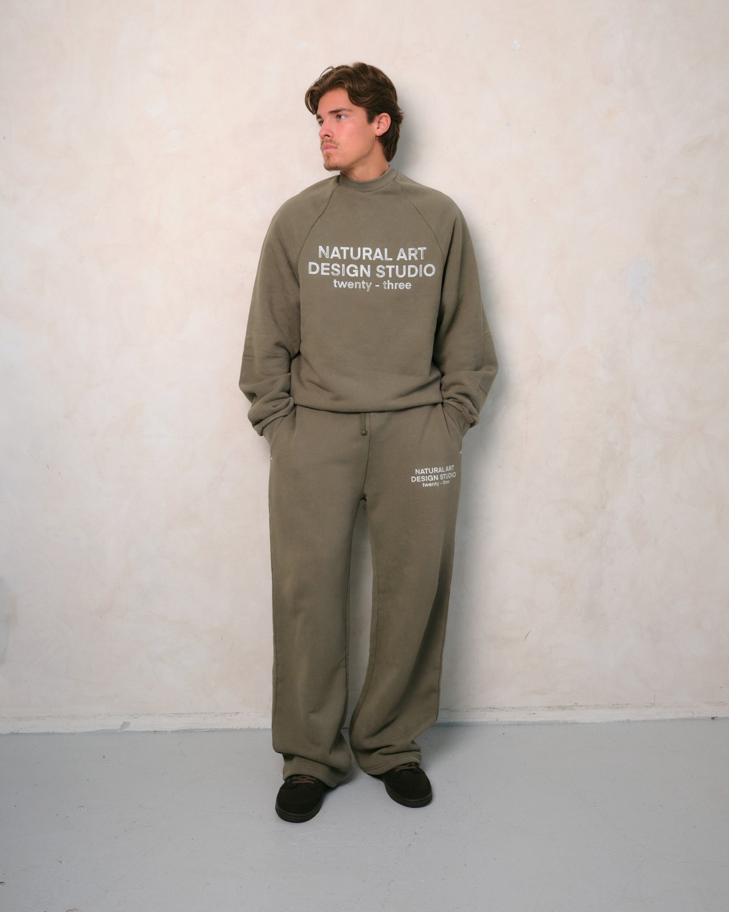 VINTAGE WASH SWEATPANTS - GREEN