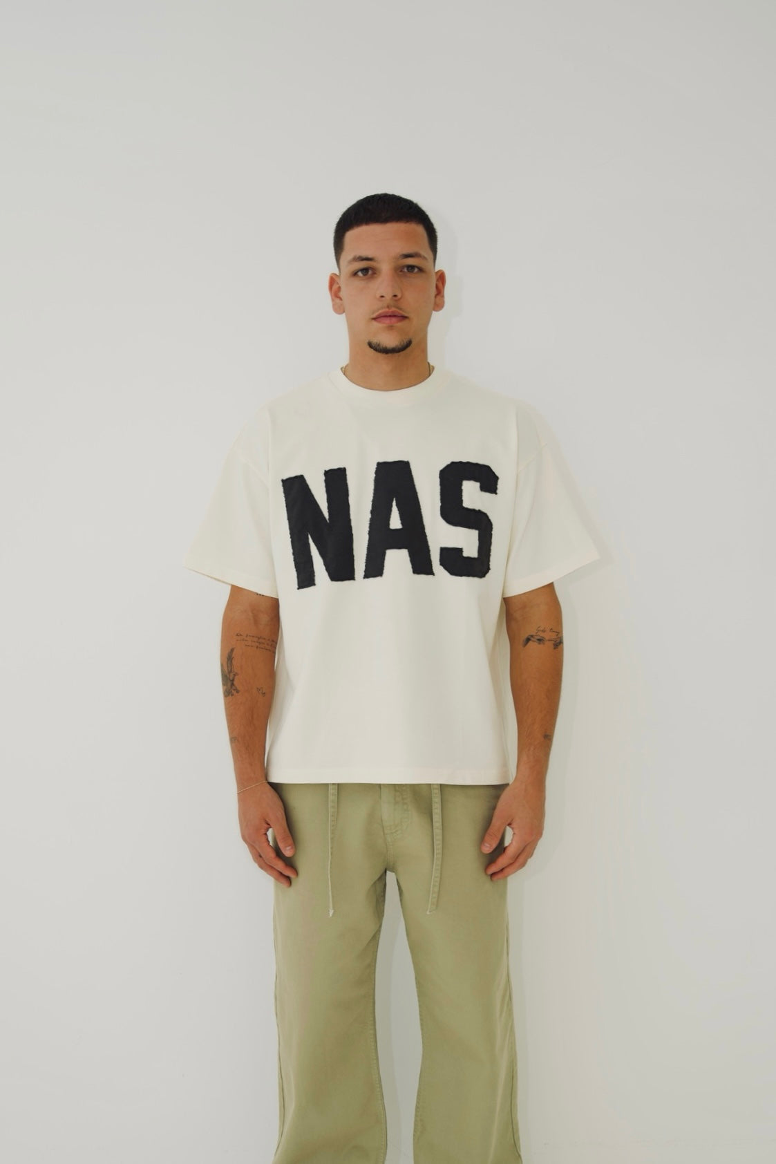 NAS appliqué tee