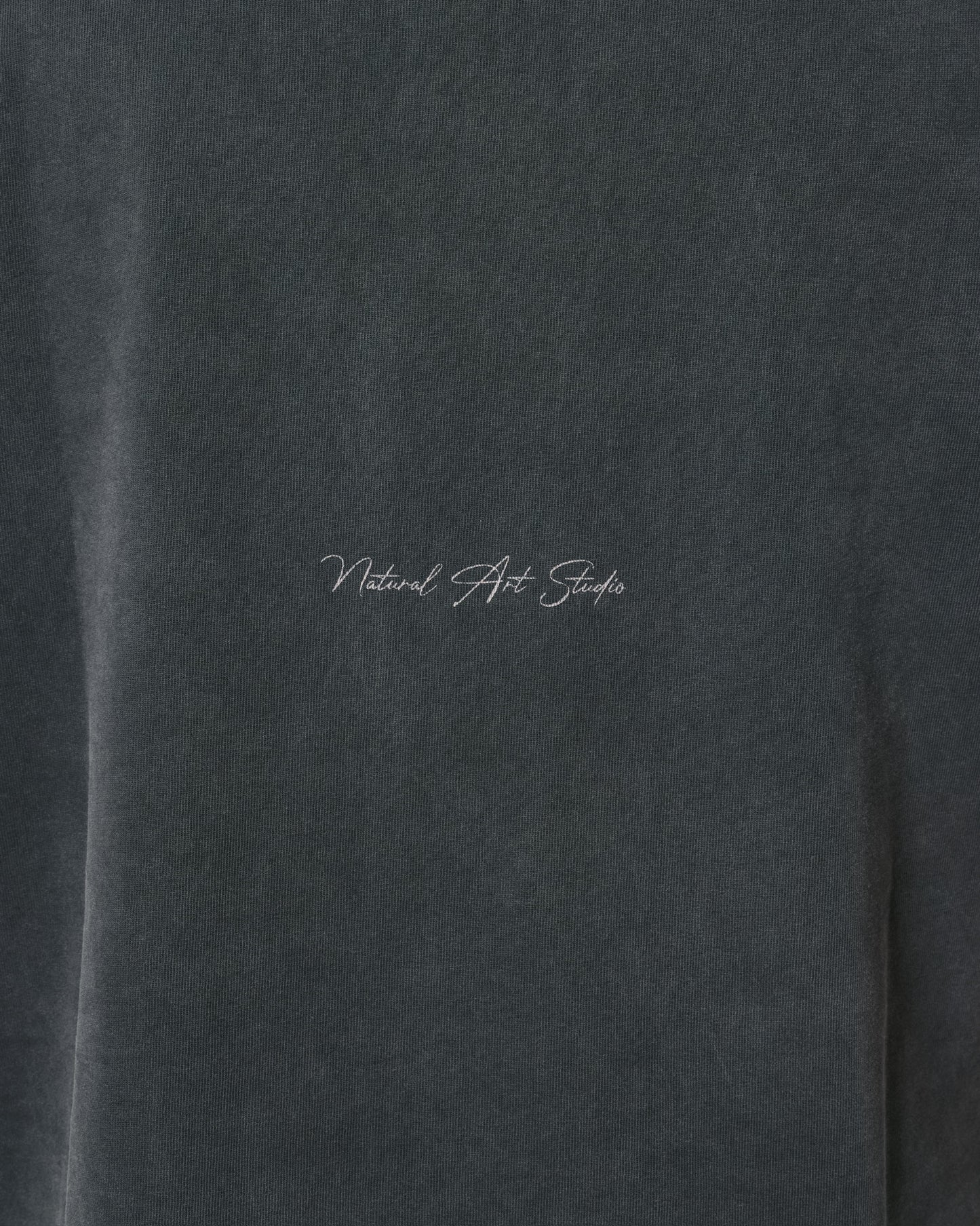 FADED PRINT TEE - WASHED CHARCOAL