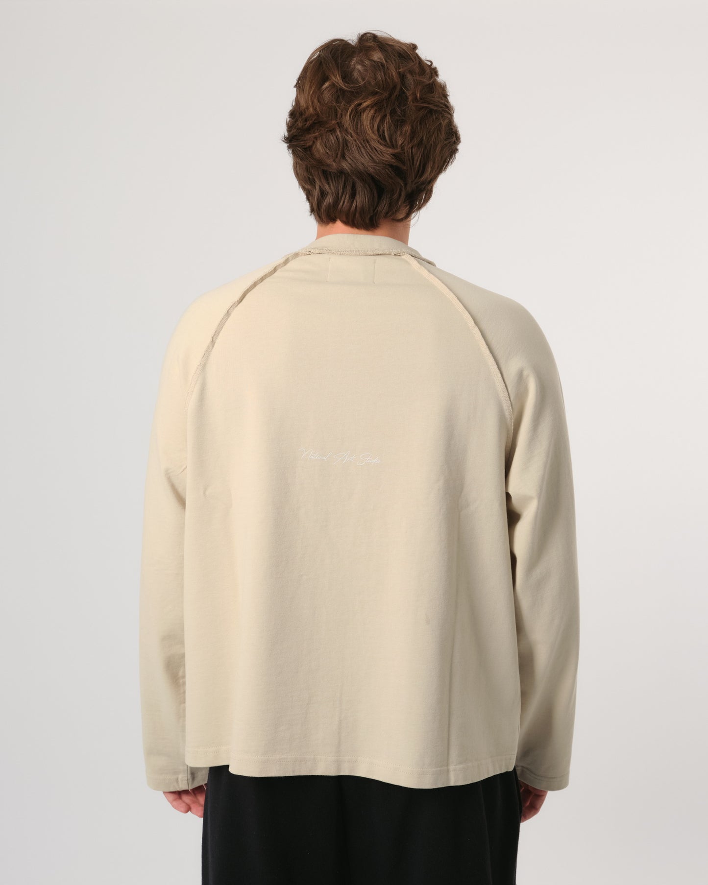 APPLIQUÉ LONG SLEEVE - SAND