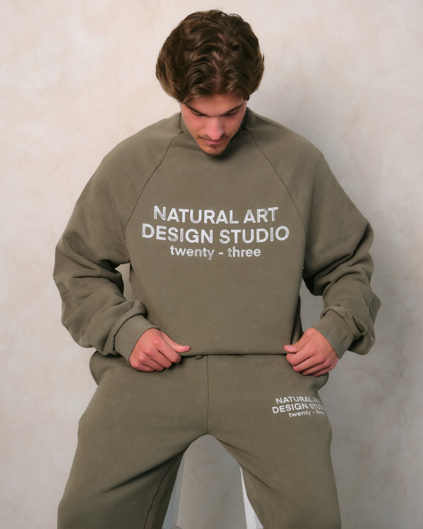 VINTAGE WASH SWEATSHIRT - GREEN