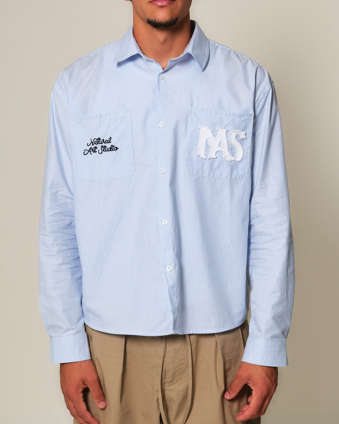 Striped Appliqué Shirt