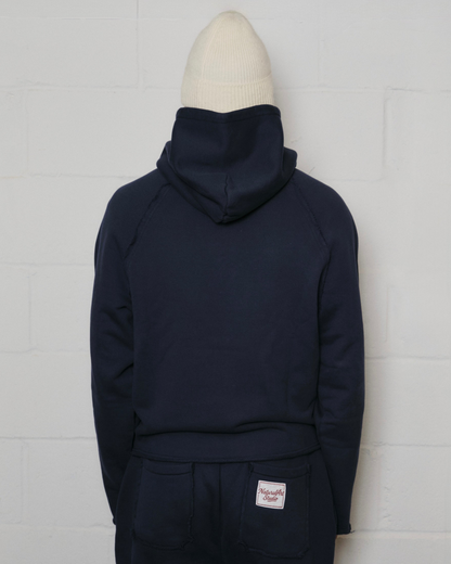 NAVY APPLIQUÉ SWEAT