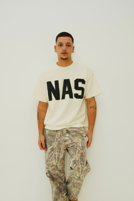 NAS appliqué tee