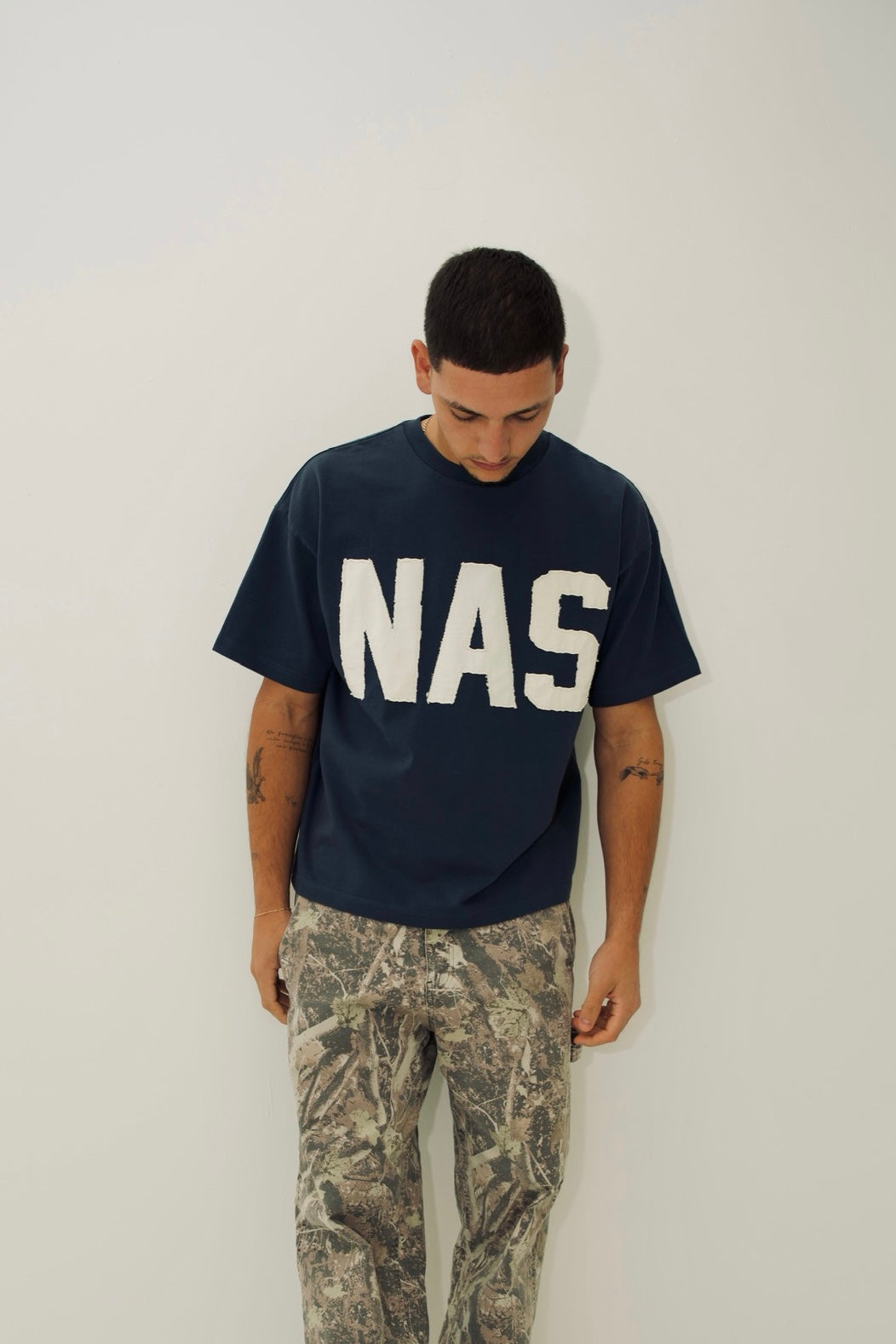 NAS appliqué tee