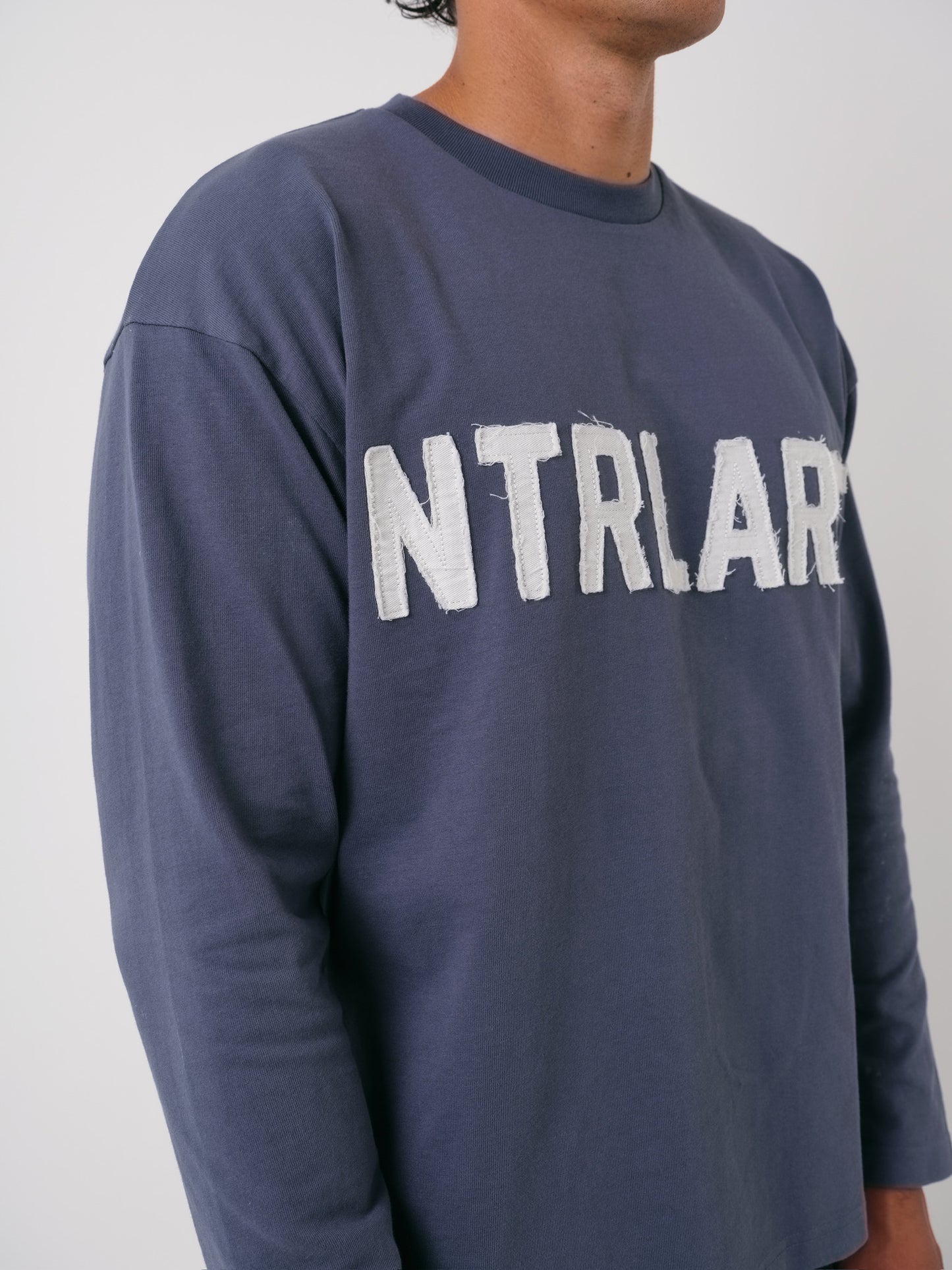 Navy Appliqué L/S